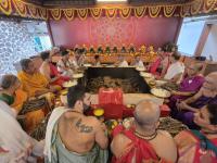 Sharadiya Navaratri Utsava 2025 - Day 9 at Karla (30 Sep 2025) Smt Sanjana Hervatte Bantwal and Shri Soham Honnavar